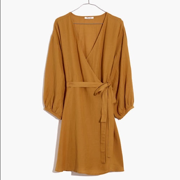 Madewell Dresses & Skirts - Madewell Linen Wrap Dress NEW